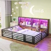 A child's bedroom with a bed, nightstand, and decorative elements. Náhľad obrázku produktu