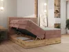 MKS MEBLE Boxspringbett WOOD CLASSIC KING, Doppelbett mit Produktbild-Vorschau 4