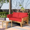 COSTWAY Gartenbank mit Liegefunktion, Gartensofa mit Produktbild-Vorschau 4