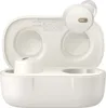 An open white charging case for wireless earbuds with one earbud placed on top. Anteprima dell’immagine prodotto