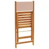 The Living Store 3-tlg. Bistro-Set Taupe Stoff und Produktbild-Vorschau 9