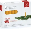 20 Baumkerzen naturgelb 100x13mm  100% Bienenwachs Produktbild-Vorschau 1