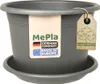 MePla - Set - Pflanzkübel Cylindro ø 80 + Untersetzer ø 78 Produktbild-Vorschau 1