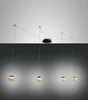 Fabas Luce Arabella LED Glas-Pendelleuchte 4-flammig Amber Produktbild-Vorschau 2