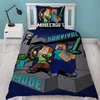 Minecraft Kinderbettwäsche 135x200 + 80x80 cm, Geschenk für Produktbild-Vorschau 2