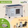 zooprinz Katzenhaus Felix | mit Plüschmaus | Wetterfest | Produktbild-Vorschau 2