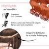 hair2heart Microring Extensions Echthaar gewellt 8/43 Produktbild-Vorschau 5
