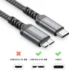 deleyCON 3,0m USB 3.0 Micro B Kabel 5Gbps - USB C auf Micro Produktbild-Vorschau 3