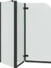 vidaXL Paroi de douche noire 120 x 68 x 130 cm Voir les images du produit 4