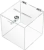 Spendenbox Würfel aus Acryl von HMF mit den Maßen 15 x 15 x 15 cm Produktbild-Vorschau