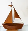 Edelrost Schiff zum Bepflanzen 64x54cm Rost Blumentopf Produktbild-Vorschau 3
