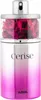 A perfume bottle with pink petals inside the top section. Podgląd zdjęcia produktu