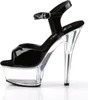 KISS-209 Damen Sandale von Pleaser, Schwarz Transparent , Produktbild-Vorschau 3