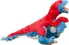 Kuscheltier Dino Utahraptor blau/rot 36 cm Plüschdino Produktbild-Vorschau 3