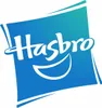 The Hasbro logo is displayed on a blue and teal gradient background. Produktbild-Vorschau