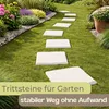 8er Set Trittsteine für Garten inkl. Erdspießen Produktbild-Vorschau 3
