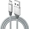Schnellladekabel Ladegerät 2 Meter Silber - für Samsung Produktbild-Vorschau 1