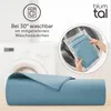 Blumtal Kühldecke 200x230 cm - Bambus Sommerdecke für Sofa Produktbild-Vorschau 6