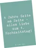 Mr. & Mrs. Panda Postkarte Spruch 4. Hochzeitstag Produktbild-Vorschau 1