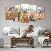 Bild auf Leinwand - Leinwandbild - 5 Teile - Kraniche Vögel Produktbild-Vorschau 6