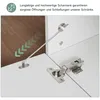 Mobili TV SONNI bianchi lucidi, da appendere, con LED, 160 Anteprima dell’immagine prodotto 11