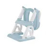 2in1 Toilettentrainer mit Treppe, klappbar, Blau Produktbild-Vorschau 4