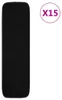 vidaXL Antirutsch Stufenmatten 15 Stk. 75x20 cm Schwarz Produktbild-Vorschau 6