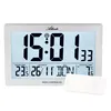 A digital clock with an outdoor temperature sensor, displayed on a white background. Produktbild-Vorschau