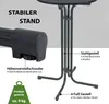 2x Stehtisch klappbar Ø 70 cm Höhe 110 cm Stahl Gastrotisch Produktbild-Vorschau 3
