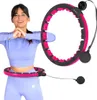 Magnetischer Hula Hoop mit Gewicht, Schwarz/Pink, mit Produktbild-Vorschau 2