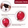 Ballonnen, rood, bordeaux, 100 stuks, latex, voor Productafbeelding-voorbeeld 8
