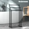 Portasciugamani Heckermann, colore nero Anteprima dell’immagine prodotto 4