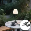 Tischleuchte Schwarz Wiederaufladbar Incl  LED und Dimmer Produktbild-Vorschau 9