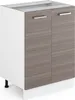 Unterschrank Vicco R-Line Grau 60 cm mit Türen, ohne Produktbild-Vorschau 1