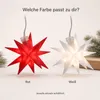 Stern 3D Weihnachtsbeleuchtung Beleuchtung Rot LED Batterie Produktbild-Vorschau 5