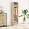 vidaXL Armadio rovere Sonoma 50x50x200 cm materiale a base Anteprima dell’immagine prodotto 2