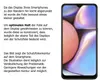 A smartphone with a screen protector is shown, with accompanying text explaining the product's features and benefits. Produktbild-Vorschau