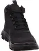 A black high-top sneaker is shown against a white background. Produktbild-Vorschau