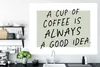 MuchoWow® Wandtattoo Wandsticker Wandaufkleber Kaffee - Produktbild-Vorschau 4