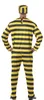 costume da galeotto giallo nero a righe per uomo taglia M - Anteprima dell’immagine prodotto 5