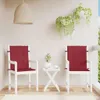 vidaXL Coussin pour chaise de jardin à dossier bas 2 pcs. Voir les images du produit 2
