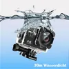 An action camera is submerged in water, with water splashing around it. Anteprima dell’immagine prodotto