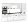 ULWEHOME | Küchenzeile 300 cm Weiß Hochglanz, Produktbild-Vorschau 2