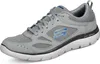 A single gray Skechers shoe is shown against a white background. Produktbild-Vorschau