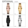 A collage of four different SKMEI watches in different colors: rose gold, gold, black, and silver. Produktbild-Vorschau