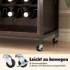 Vinotéka COSTWAY s LED osvetlením, barová skrinka s Náhľad obrázku produktu 8