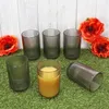 Agata 6x Longdrinkgläser grau 360ml Relief Cocktails Saft Produktbild-Vorschau 3