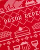 style3 Eat Drink Repeat Ugly Sweater Damen T-Shirt Produktbild-Vorschau 2