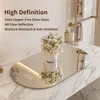 Specchio da bagno LED ovale con illuminazione, specchio da Anteprima dell’immagine prodotto 2