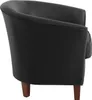 Max Winzer Sessel Livia - pigmentiertes Nappaleder schwarz Produktbild-Vorschau 4